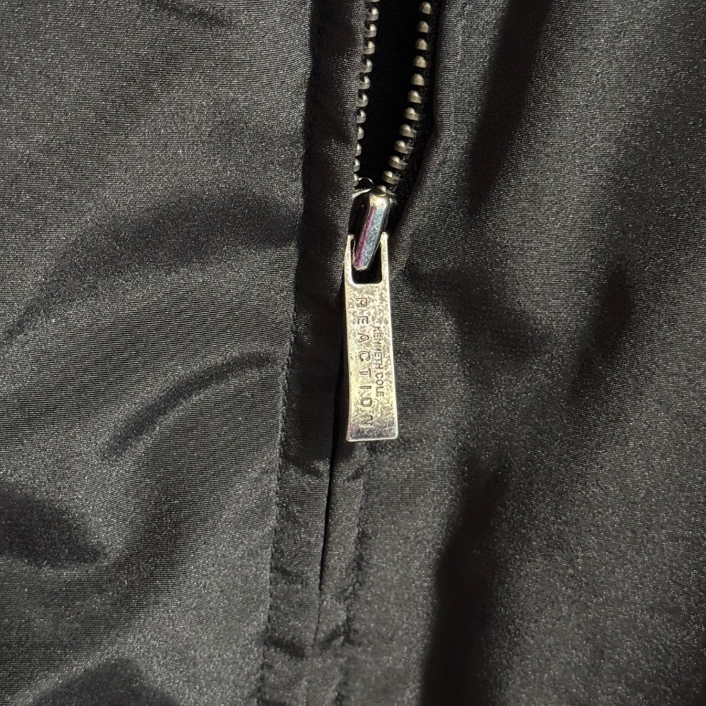 Kenneth Cole Reaction Mens XXL Black Full Zip Utility Jacket - Picture 6 of 8